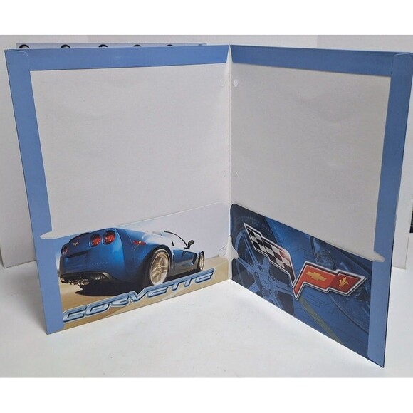 INNOVATIVE DESIGNS OFFICIAL GM PRODUCT CORVETTE & Z06 PORTFOLIO BINDER FOLDERS - Picture 5 of 7